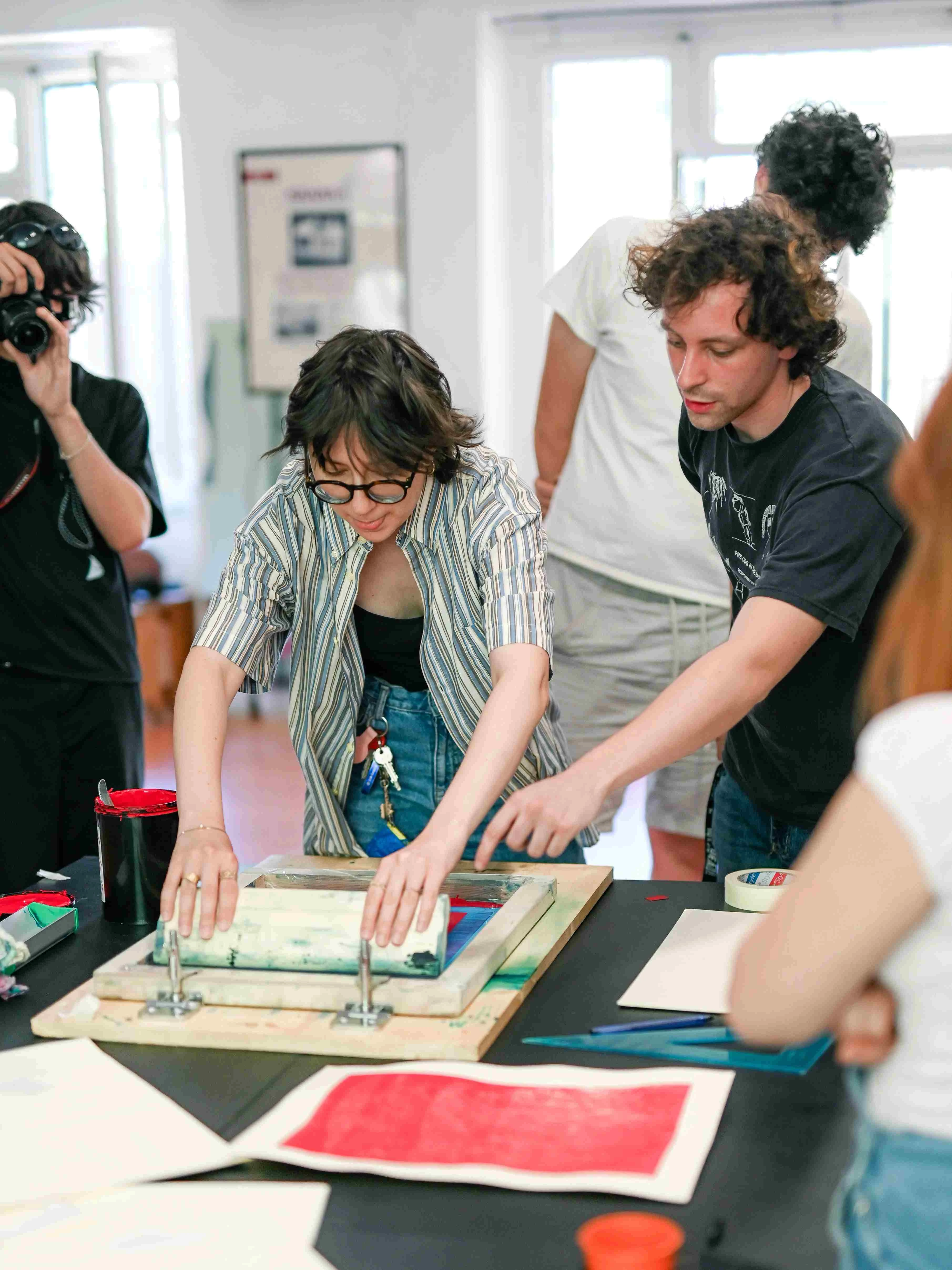 Workshop Archeologie del futuro Erik Di Francesco Stanze Primate speculative graphic and printing