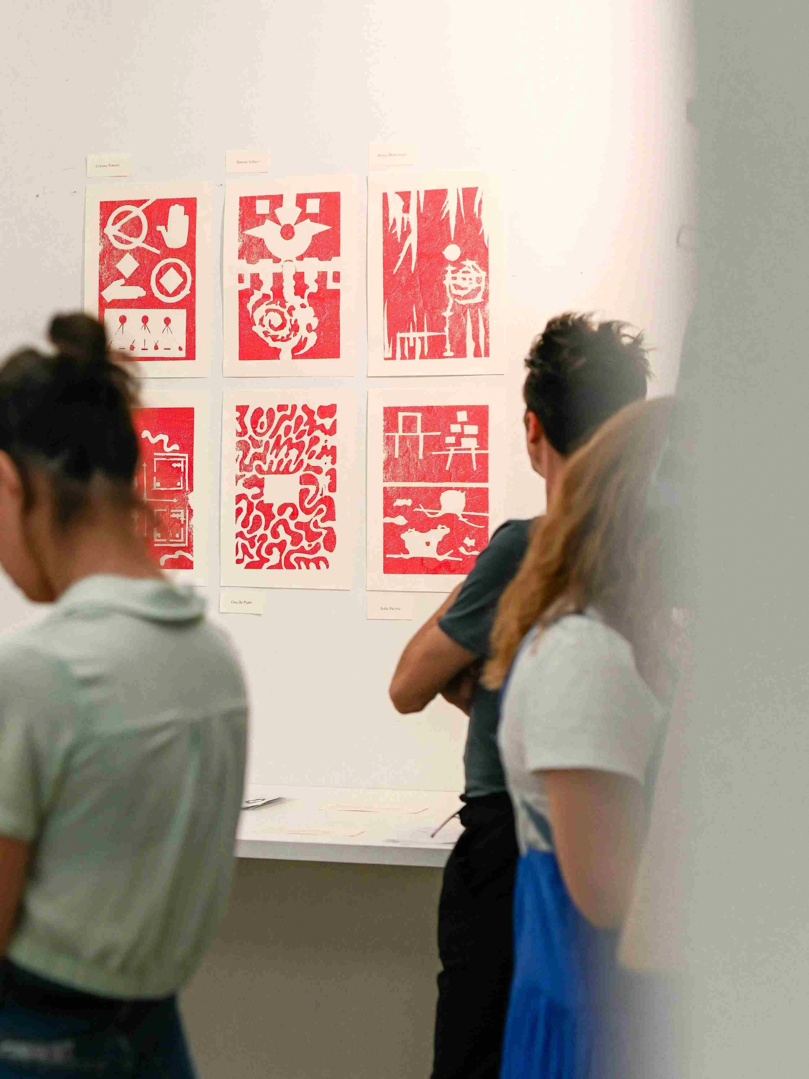 Workshop Archeologie del futuro Erik Di Francesco Stanze Primate speculative graphic and printing