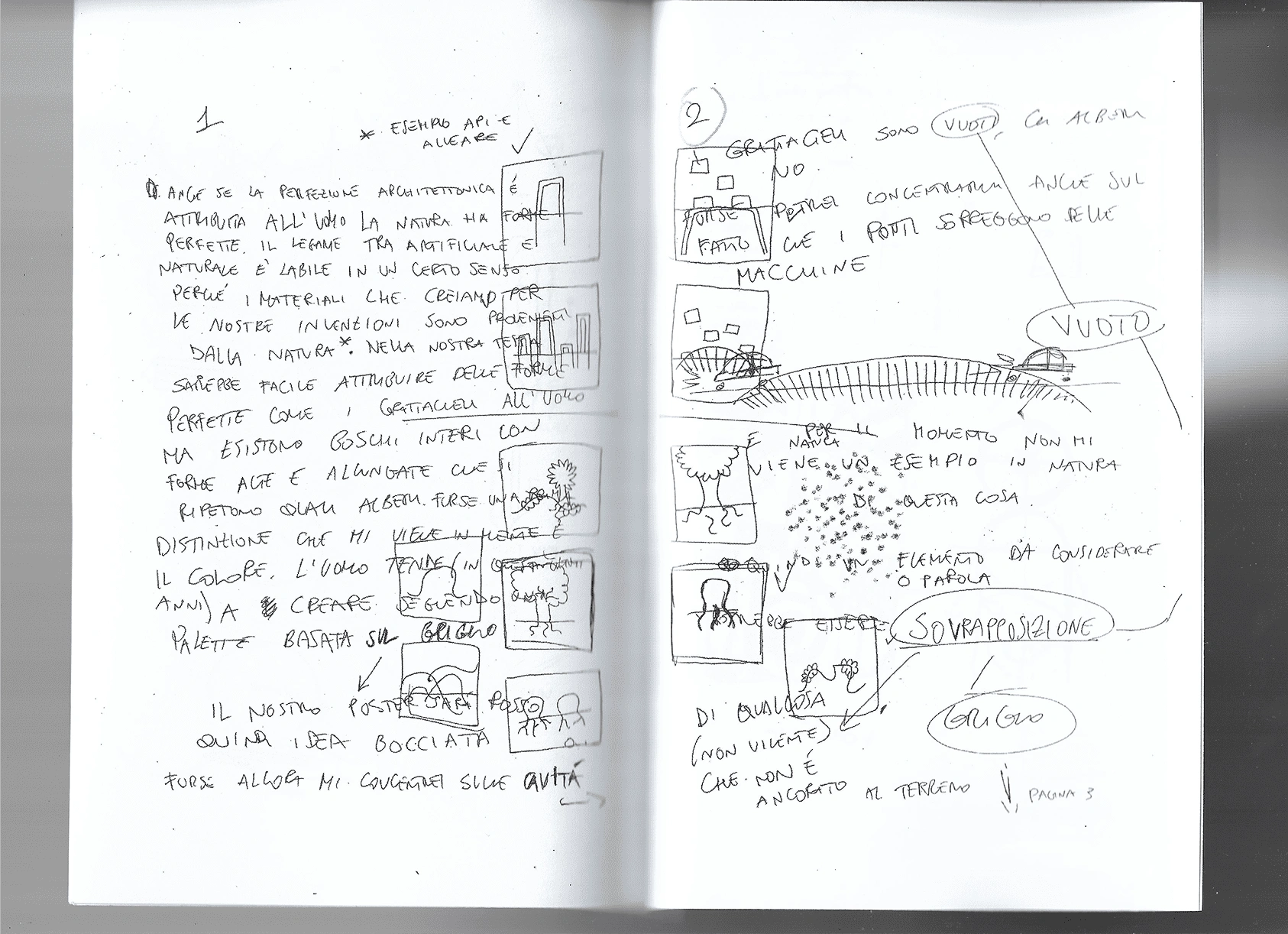 Workshop Archeologie del futuro Erik Di Francesco Stanze Primate speculative graphic and printing