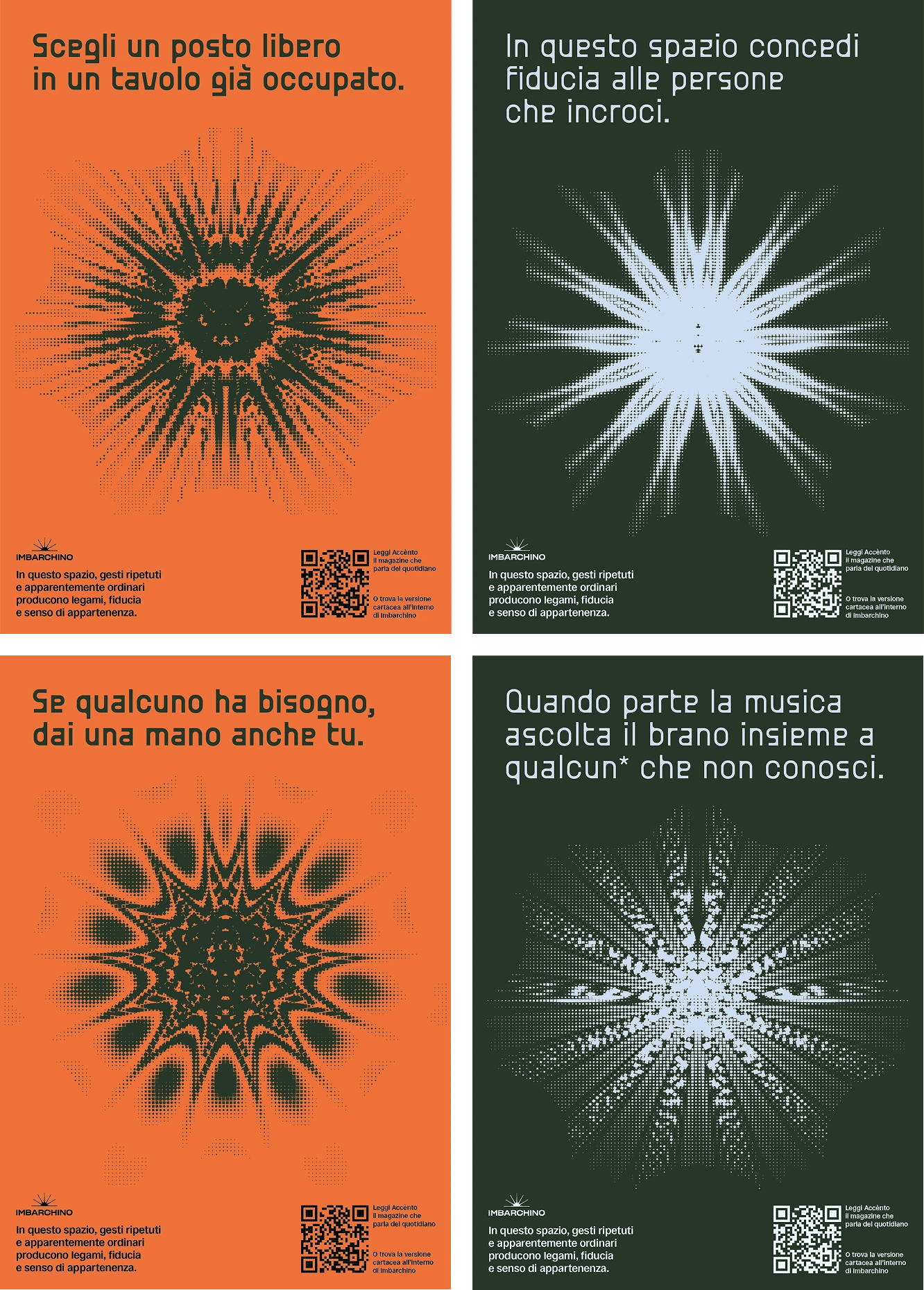 Accènto - ritual design and social design campaign - Imbarchino sul Valentino