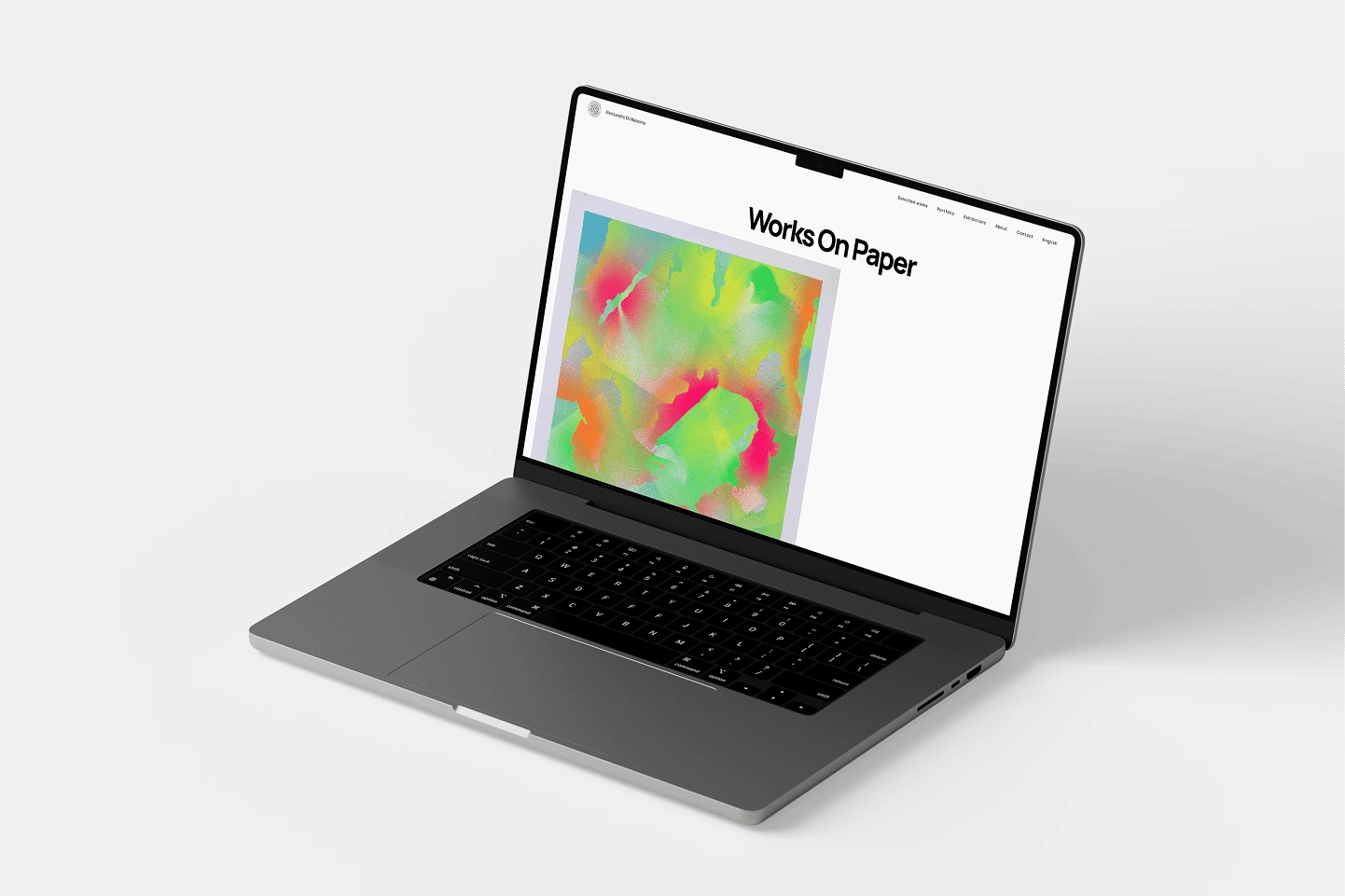 Web design and development for Alessandro Di Massimo